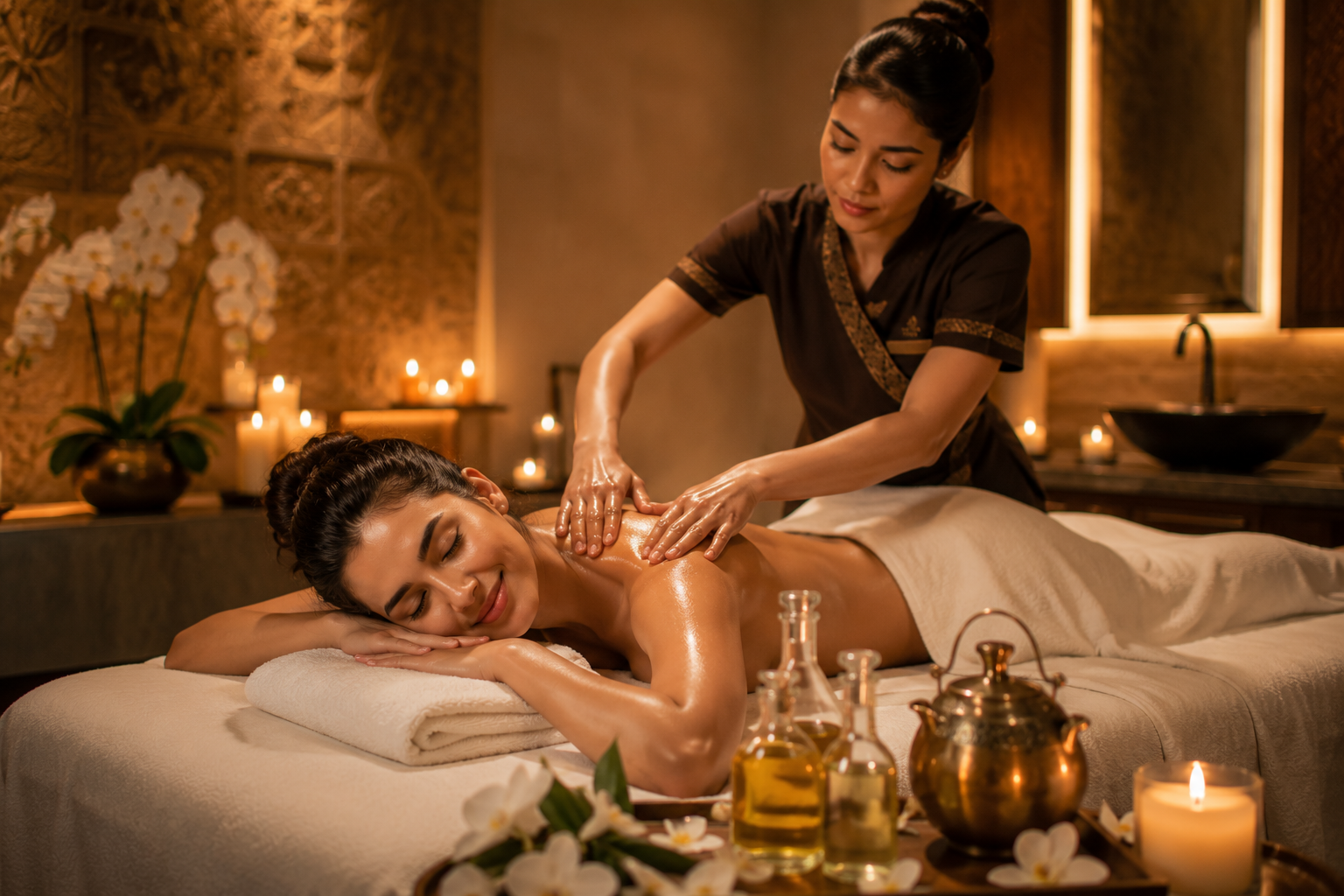 Full body renewal and sensory balance ritual